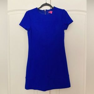 Betsey Johnson Royal Blue Short Sleeve Dress Size 2